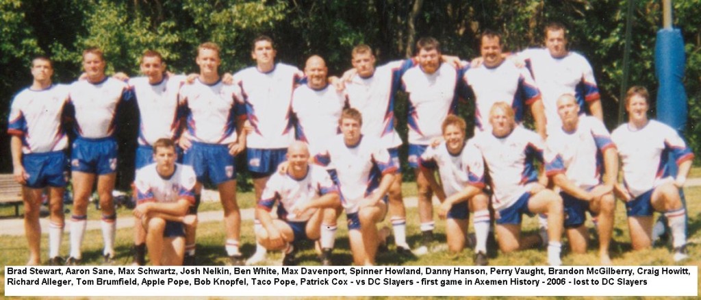 1st Ever Axemen Team